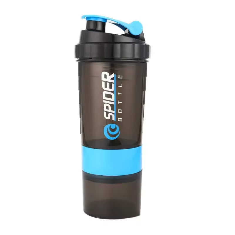 Ultimate 3-Layer Gym Protein Shaker Bottle