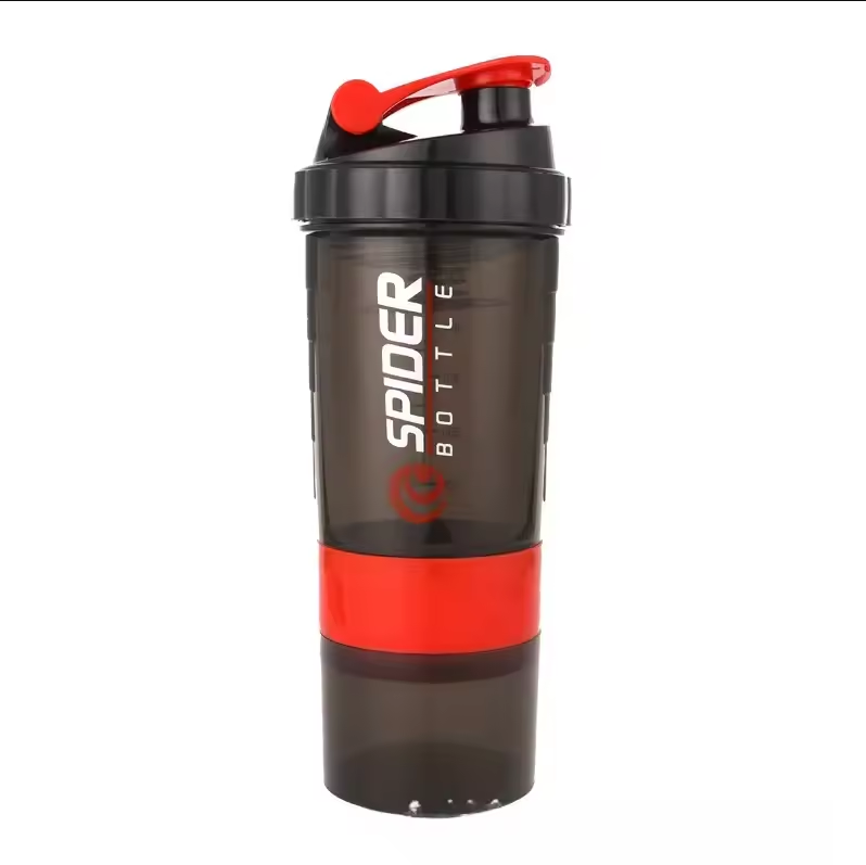 Ultimate 3-Layer Gym Protein Shaker Bottle