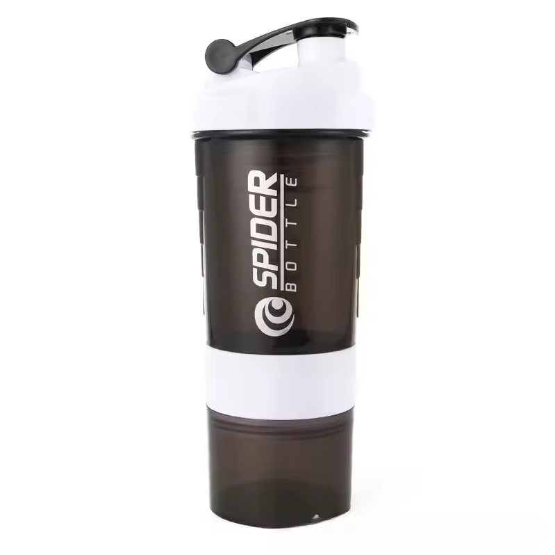 Ultimate 3-Layer Gym Protein Shaker Bottle