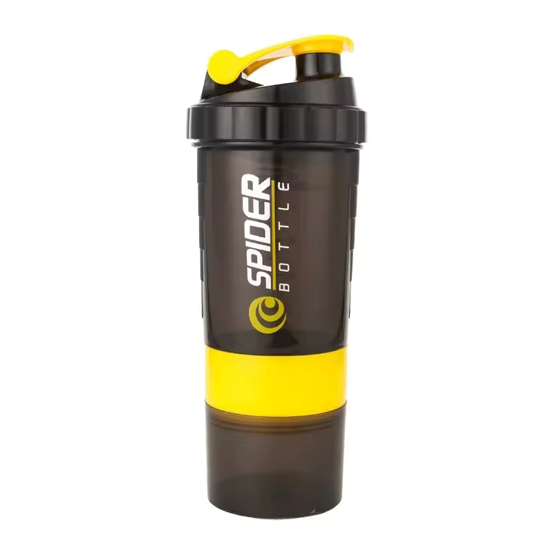 Ultimate 3-Layer Gym Protein Shaker Bottle