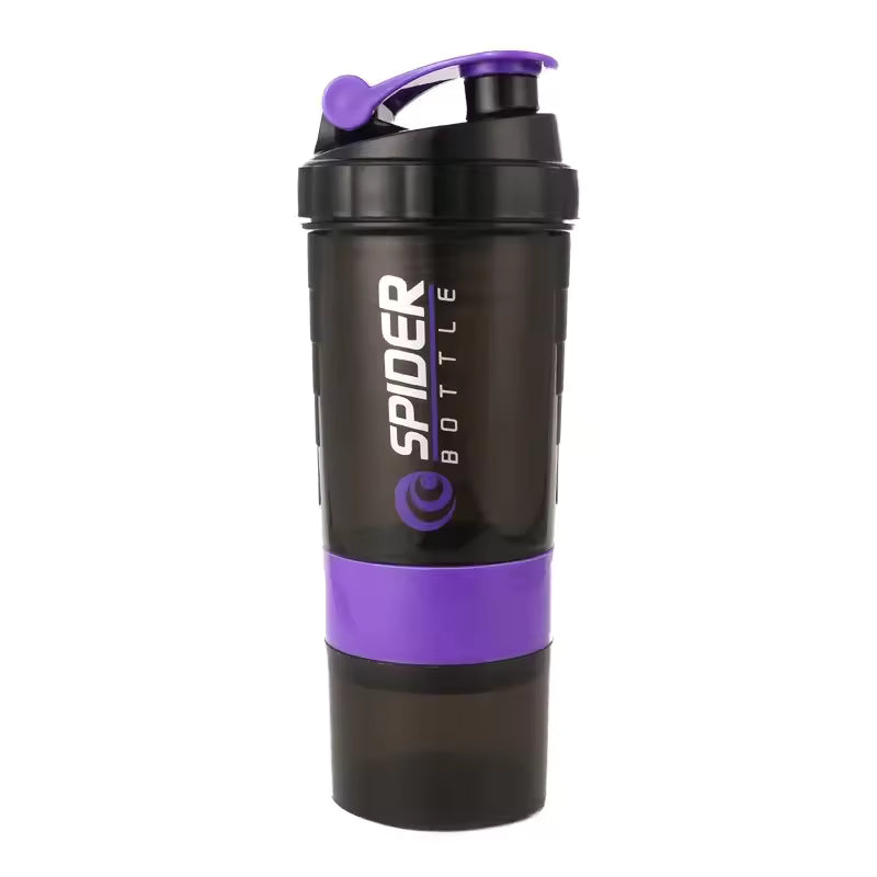 Ultimate 3-Layer Gym Protein Shaker Bottle